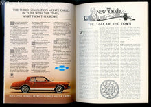 Load image into Gallery viewer, New Yorker magazine March 6 1978 Las Vegas Backgammon tournament Paul Magriel