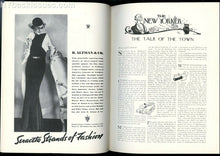 Load image into Gallery viewer, New Yorker magazine October 21 1933 James Thurber Mildred Gilman VERY FINE