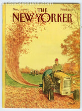 Load image into Gallery viewer, New Yorker magazine November 11 1985 golf course golfing fall leaves NEAR MINT