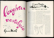 Load image into Gallery viewer, New Yorker magazine November 27 1948 pilgrim stocks lovers kiss NEAR MINT