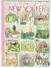 Load image into Gallery viewer, New Yorker magazine December 29 1945 New Year 12 month folk art scenes VERY FINE