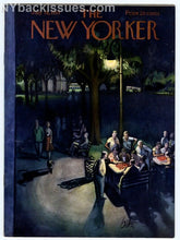 Load image into Gallery viewer, New Yorker magazine July 18 1953 park chess night Richard Wilbur S J Perelman NM