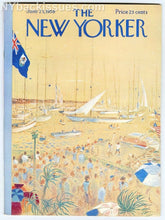 Load image into Gallery viewer, New Yorker magazine June 21 1958 yacht sailboat sail boat marina NEAR MINT