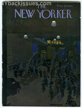 Load image into Gallery viewer, New Yorker magazine January 18 1947 Adolph K Kronengold NYC night VG