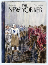 Load image into Gallery viewer, New Yorker magazine November 16 1940 Perry Barlow muddy foootball team NEAR MINT