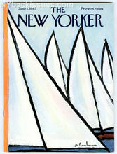 Load image into Gallery viewer, New Yorker magazine June 1 1963 sailboat yacht sail boat sailing NEAR MINT