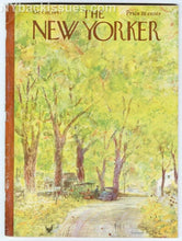 Load image into Gallery viewer, New Yorker magazine October 18 1947 autumn fall leaves foliage tree roadside