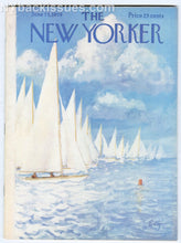 Load image into Gallery viewer, New Yorker magazine June 13 1959 sailboat sail boat yacht Anne Sexton #1
