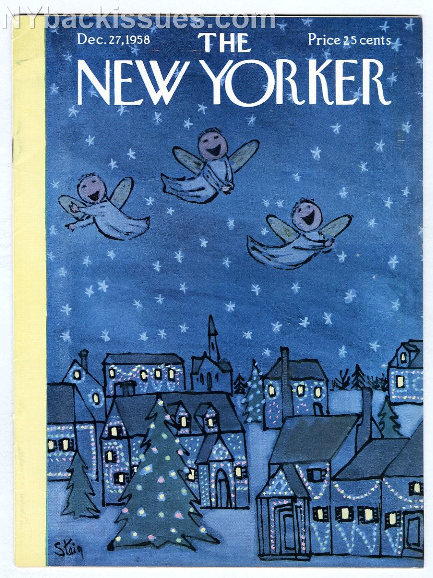 New Yorker magazine December 27 1958 Marianne Moore Saint Nicholas Christmas