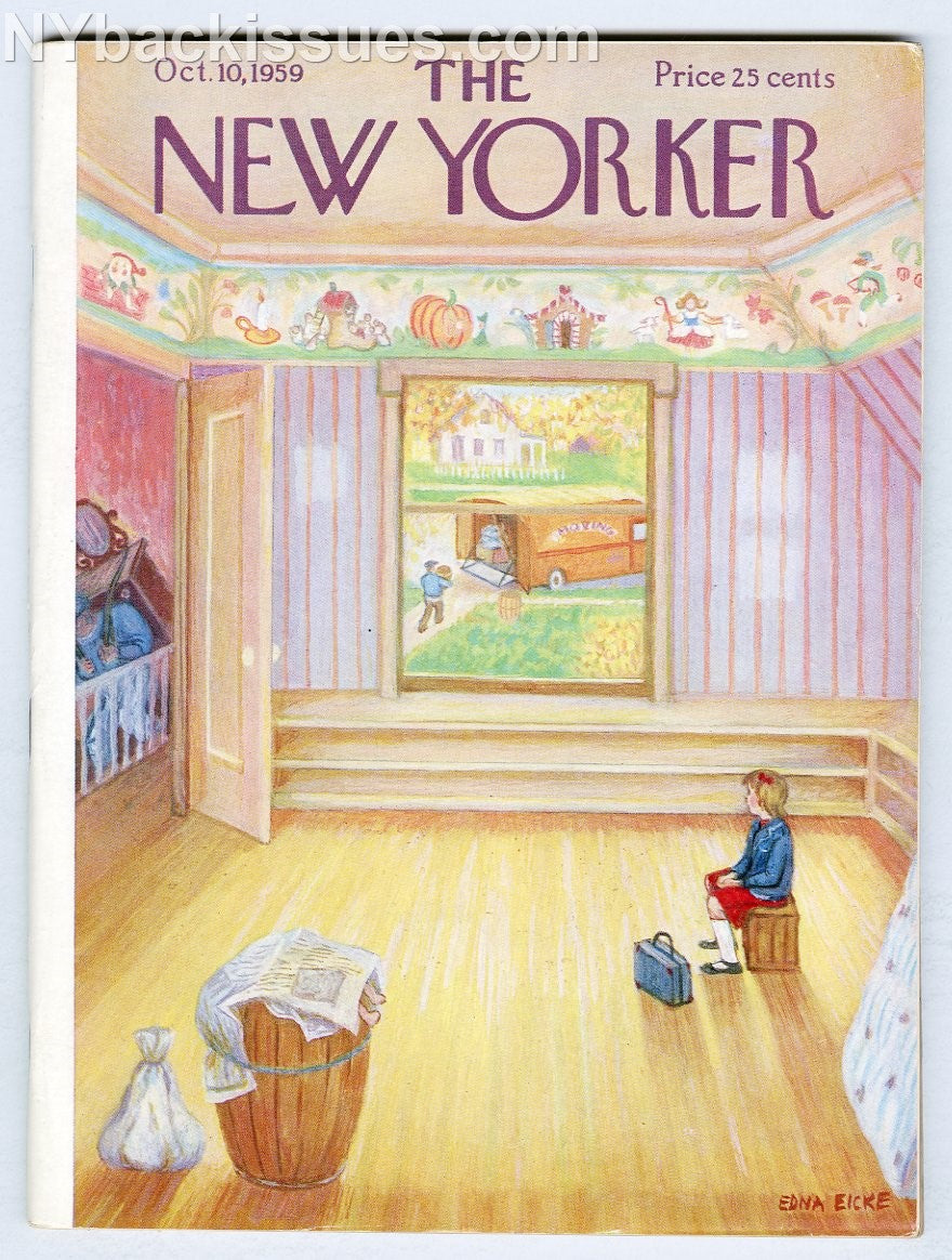 New Yorker magazine October 10 1959 John Cheever Han Suyin Ivar Krueger VF