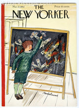 Load image into Gallery viewer, New Yorker magazine March 21 1942 1st Ludwig Bemelmans cover James Thurber F/NM
