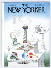 Load image into Gallery viewer, New Yorker magazine May 19 1962 Saul Steinberg Richard Nixon parody Brian Friel Roger Angell VF
