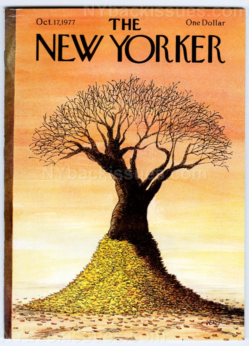 New Yorker magazine October 17 1977 Isaac Bashevis Singer Ved Mehta
