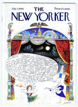Load image into Gallery viewer, New Yorker magazine July 3 1965 Saul Steinberg Dr Marie Nyswander NM
