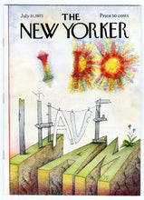 Load image into Gallery viewer, New Yorker magazine July 31 1971 Saul Steinberg Isaac Bashevis Singer VF
