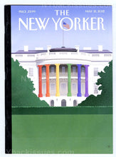 Load image into Gallery viewer, New Yorker magazine May 21 2012 White House Gay Marriage rainbow NM no label or UPC code
