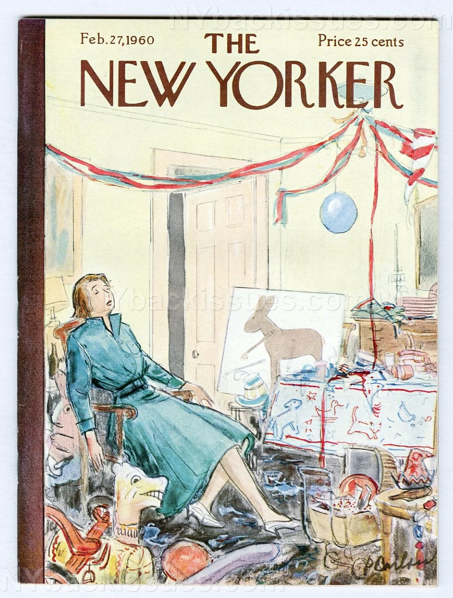 New Yorker magazine February 27 1960 Allan R Bosworth Niccolo Tucci VF