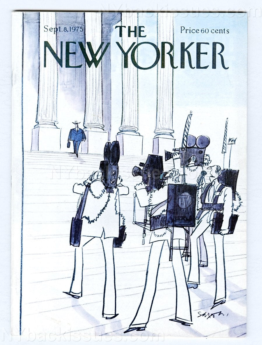 New Yorker magazine September 8 1975 Renata Adler Speedboat 1st publication