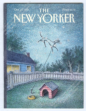 Load image into Gallery viewer, New Yorker magazine October 21 1991 dog night sky star constellation Alice Munro Carried Away 1st edition NM
