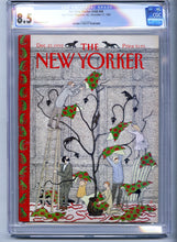 Load image into Gallery viewer, New Yorker magazine December 21 1992 Edward Gorey Christmas tree CGC 8.5 VF+ no UPC
