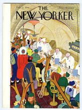 Load image into Gallery viewer, New Yorker magazine February 22 1941 skiing restaurant Norman Bel Geddes VF
