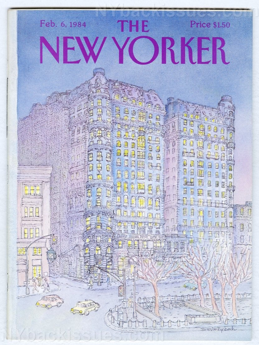 New Yorker magazine February 6 1984 The Ansonia building NYC Freeman Dyson