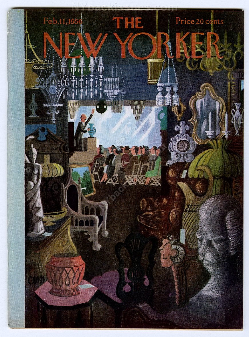 New Yorker magazine February 11 1956 Ford Foundation John Updike Charles Addams