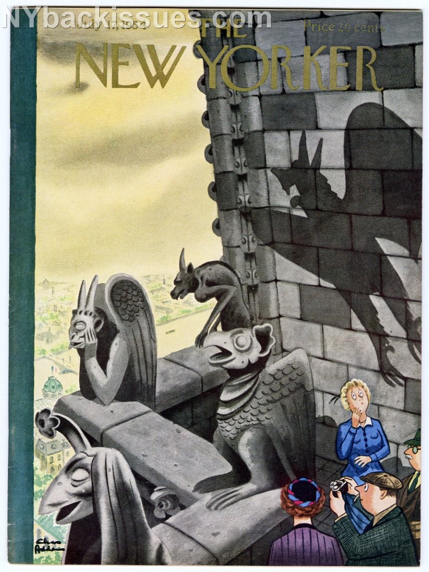 New Yorker magazine July 17 1954 Charles Addams Mavis Gallant S J Perelman FINE