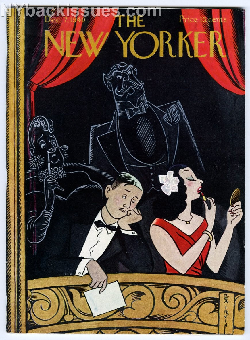 New Yorker magazine December 7 1940 S.J. Perelman Felix Frankfurter profile NM