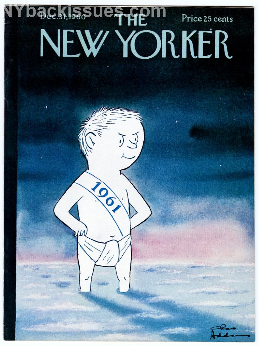 New Yorker magazine December 31 1960 Charles Addams W S Merwin James Thurber VF