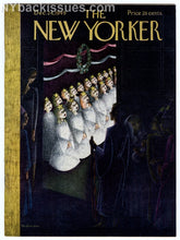 Load image into Gallery viewer, New Yorker magazine December 24 1949 Wednesday Addams Xmas guillotine Nathaniel Benchley John Cheever VF

