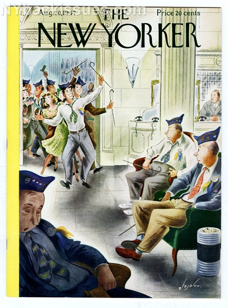 New Yorker magazine August 30 1947 Lurch Gomez Morticia Addams Family Elliott Chaze John O'Hara NM