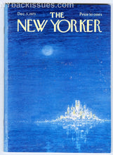 Load image into Gallery viewer, New Yorker magazine December 3 1973 WTC NYC skyline World Trade Center night
