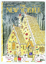 Load image into Gallery viewer, New Yorker magazine June 17 1972 Charles Addams Hansel &amp; Gretl witch candy house with New York tate Lottery sign cover Eyre De Lanux NEAR MINT
