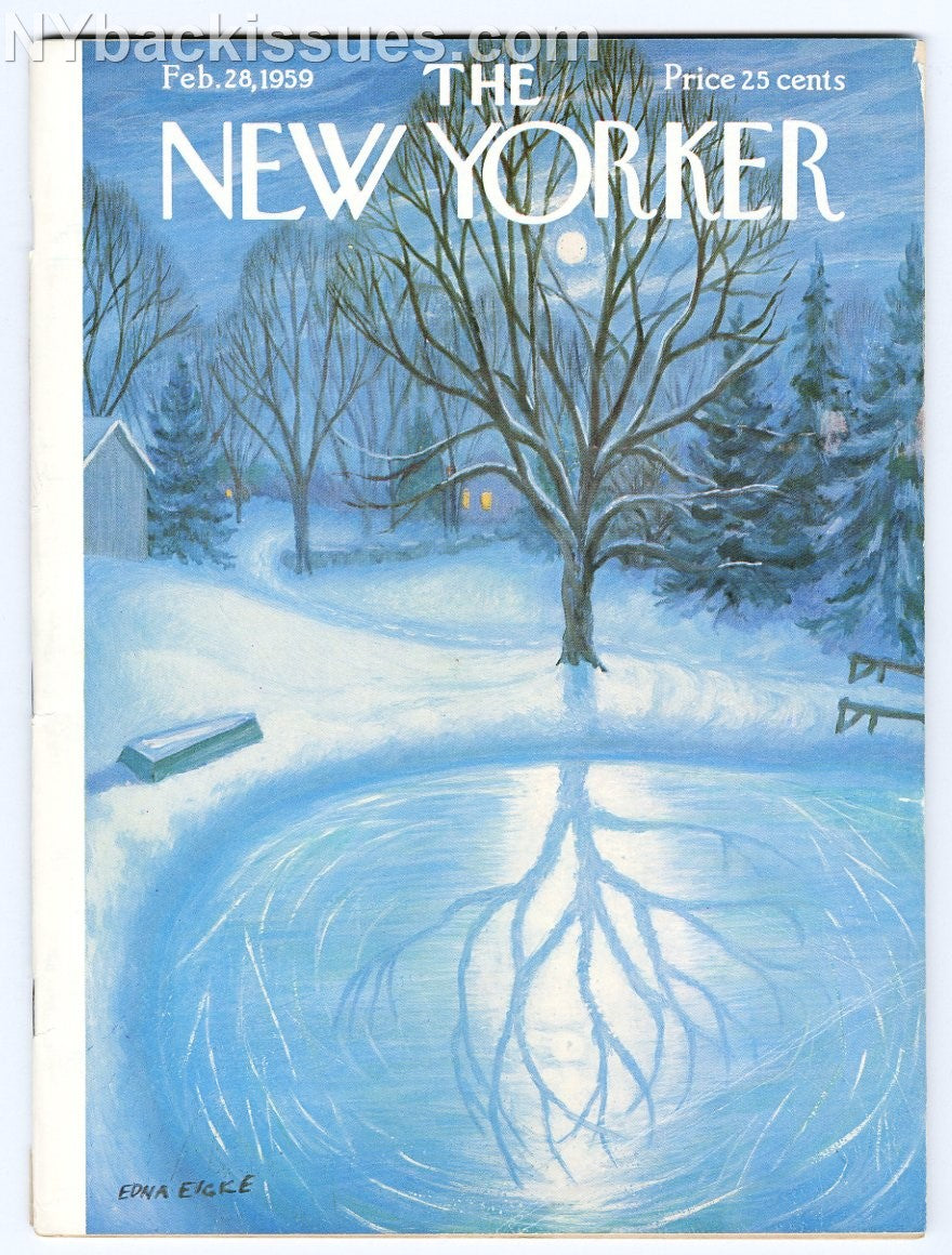 New Yorker magazine February 28 1959 V S Pritchett Delmore Schwartz moonlight