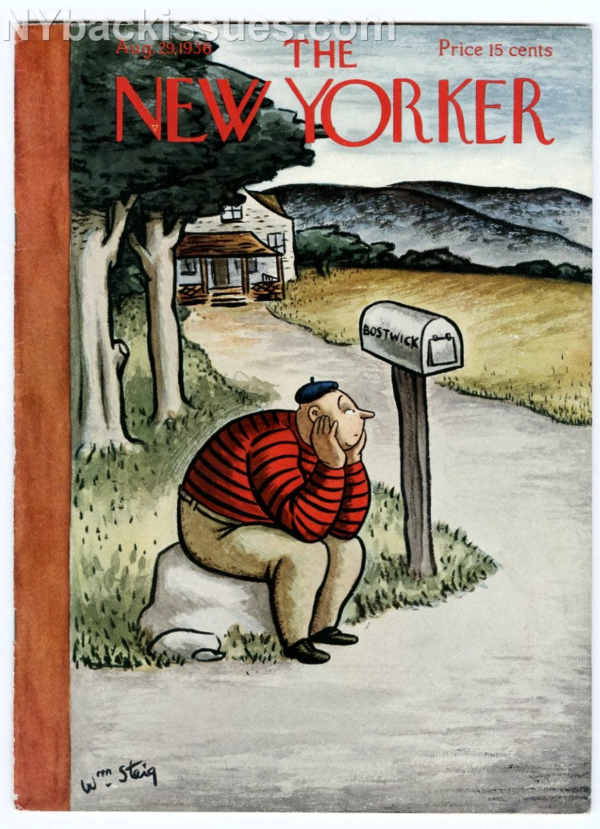 New Yorker magazine August 29 1936 Jerome Weidman Hildegarde Dolson Lockridge VF
