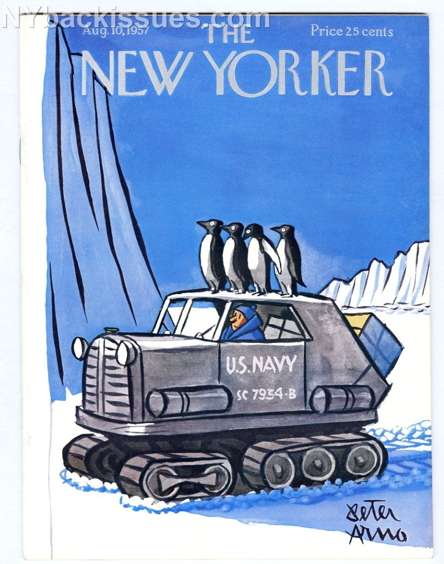 New Yorker magazine August 10 1957 Robert M Coates Angus Wilson Jon Swan VFNM