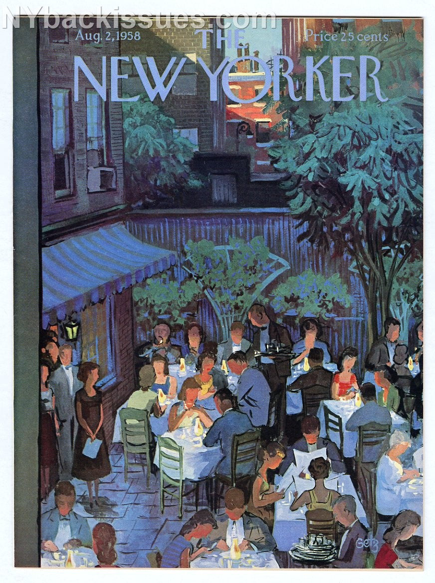 New Yorker magazine August 2 1958 John Berryman Francis Joseph Phelan NEAR MINT