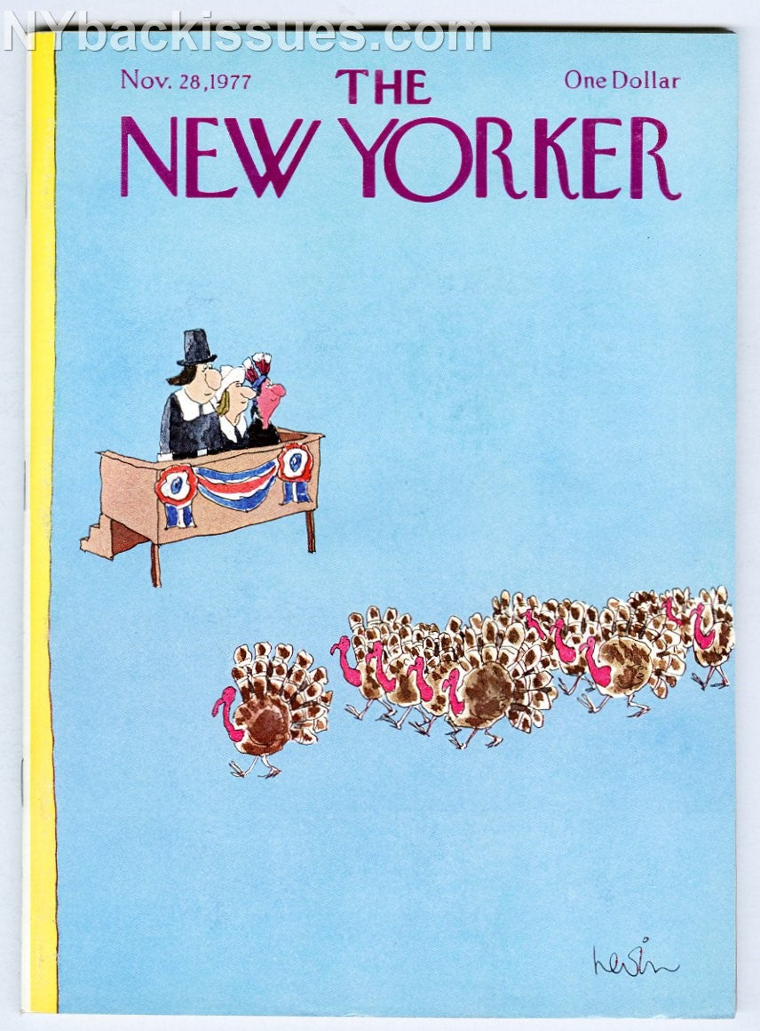 New Yorker magazine November 28 1977 V.S. Pritchett Hannah Arendt Joseph Brodsky