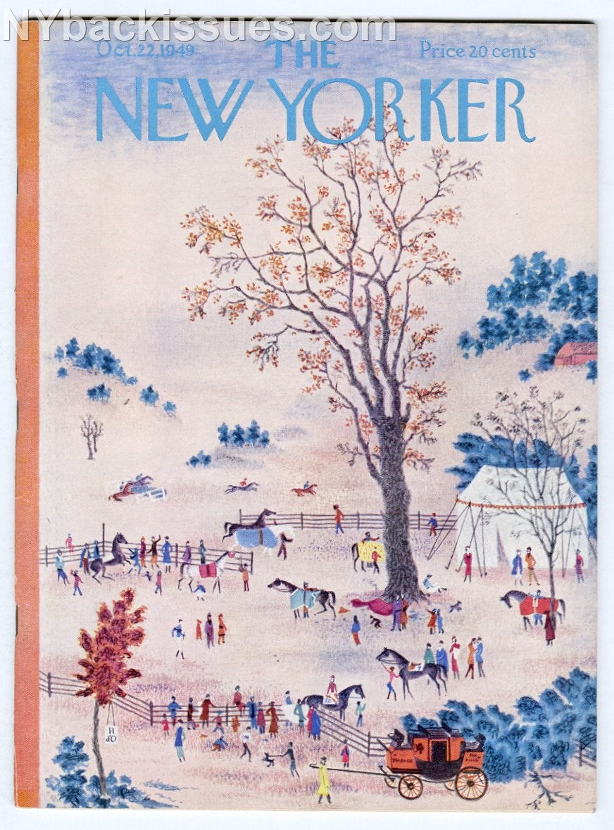New Yorker magazine October 22 1949 Evelyn Eaton John O'Hara Lillian Ross NM