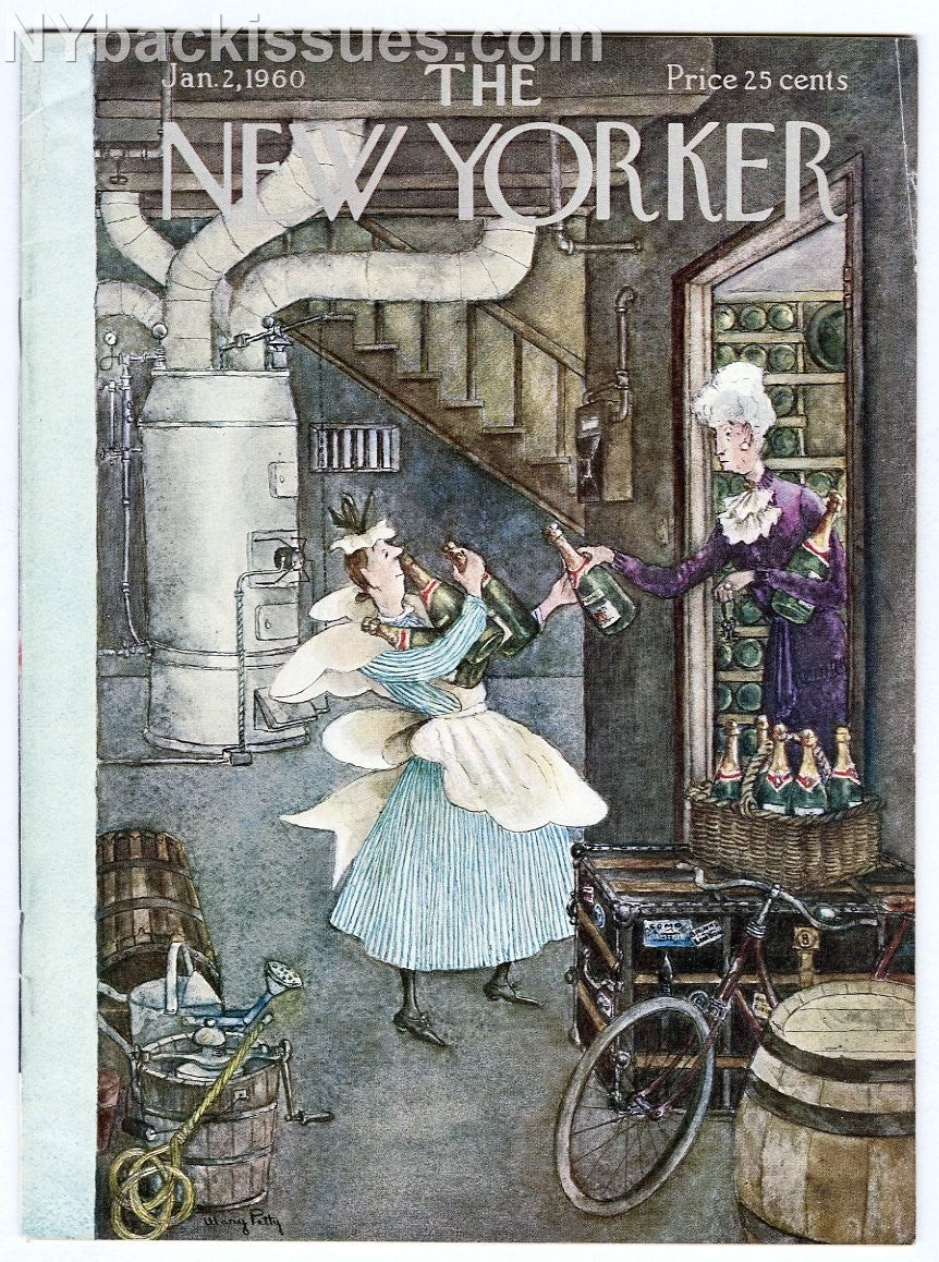 New Yorker magazine January 2 1960 Ved Mehta's 1st story Michael J Arlen