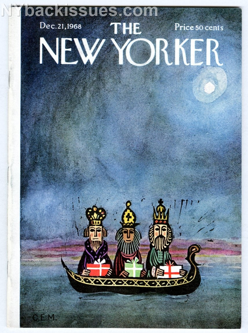 New Yorker magazine December 21 1968 S.J. Perelman Frank Sullivan 3 Kings VF