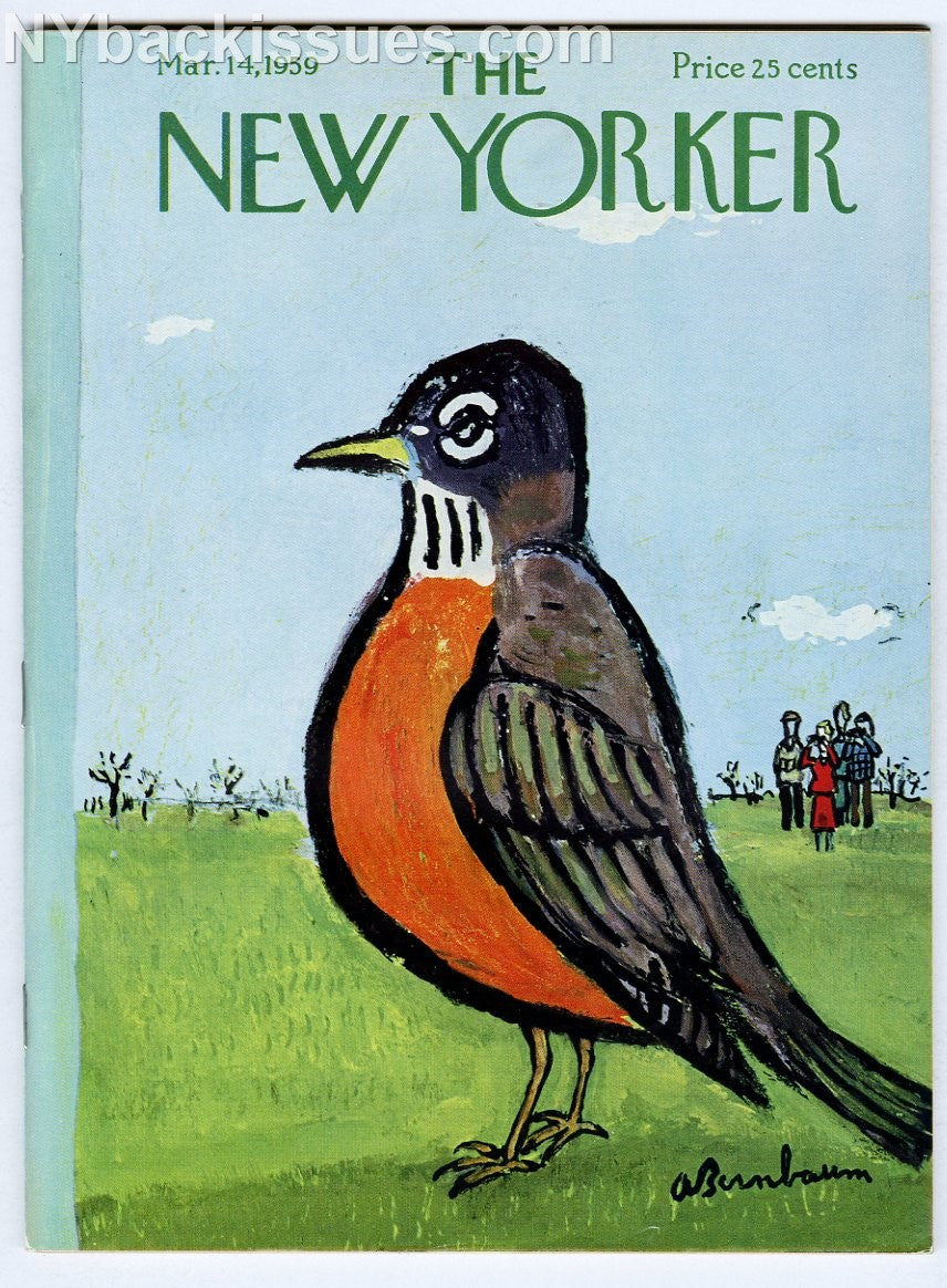 New Yorker magazine March 14 1959 Philip Roth Defender of the Faith 1st edition VFNM