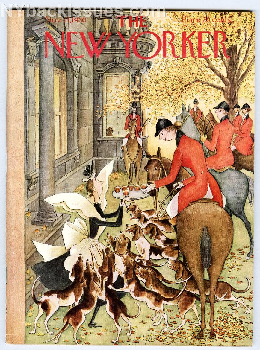 New Yorker magazine November 11 1950 Mary Petty fall leaves Toots Shor S.J. Perelman VFNM