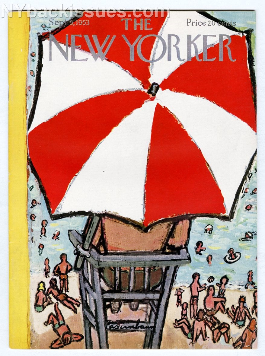 New Yorker magazine September 5 1953 Wednesday Addams & Charles Addams ad VFNM