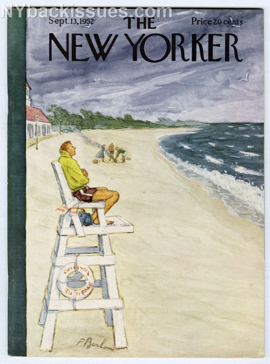 New Yorker magazine September 13 1952 Satchel Paige Frank O'Connor VFNM