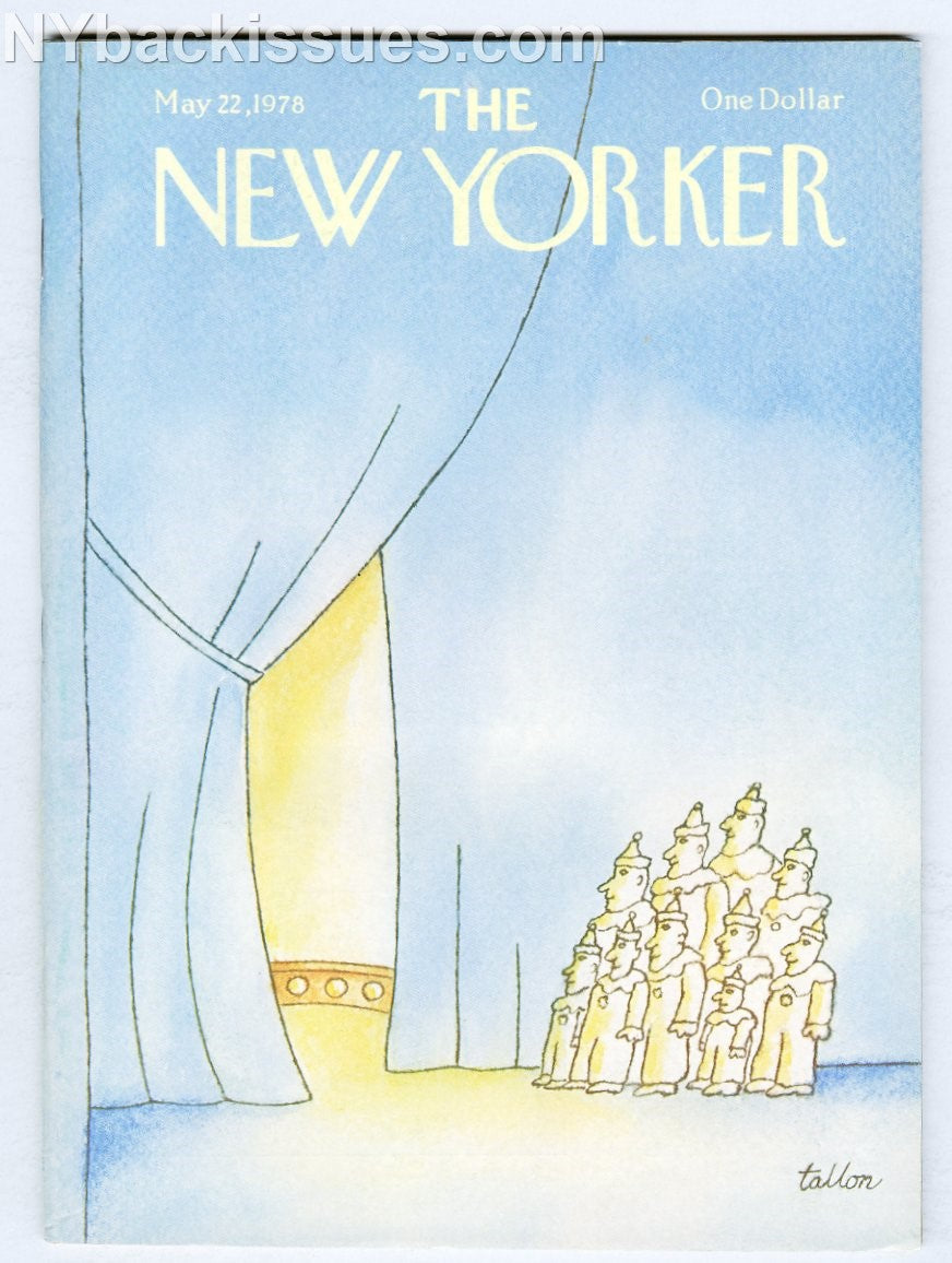New Yorker magazine May 22 1978 Alice Munro The Moons of Jupiter 1st edition