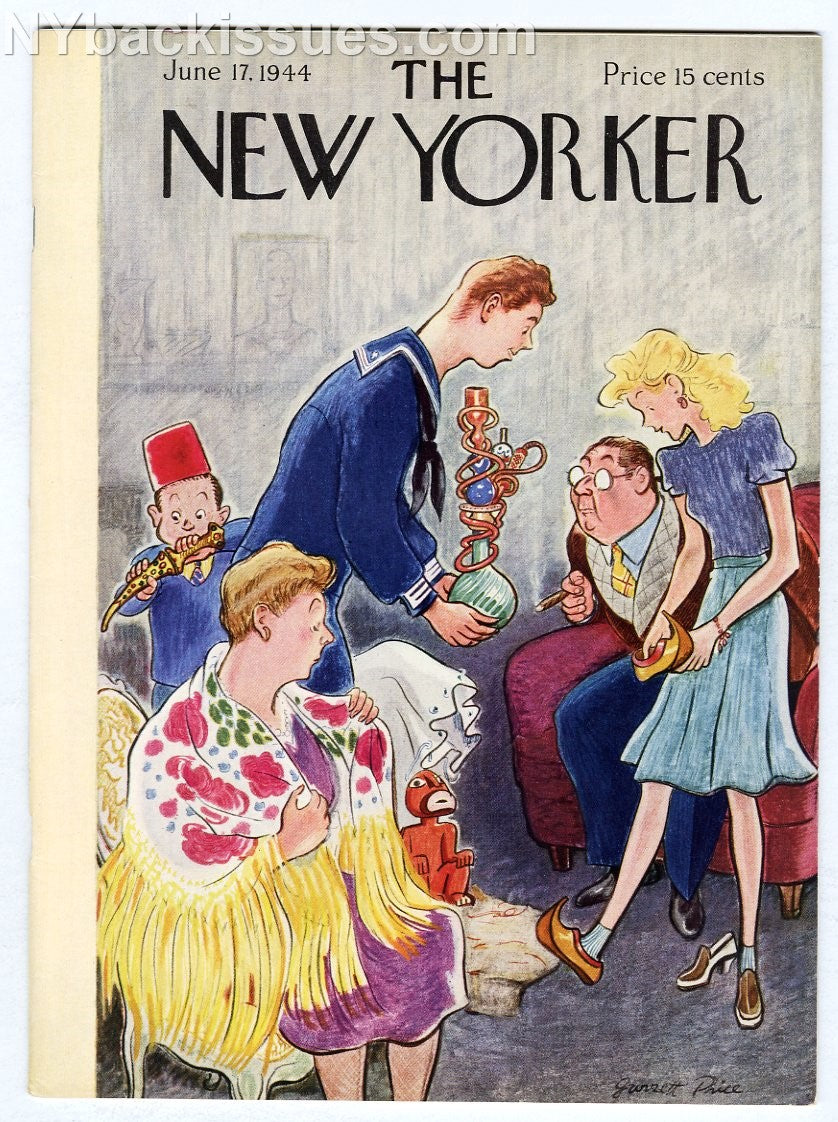 New Yorker magazine June 17 1944 JFK John Hersey PT-109 1st edition first printing NEAR MINT