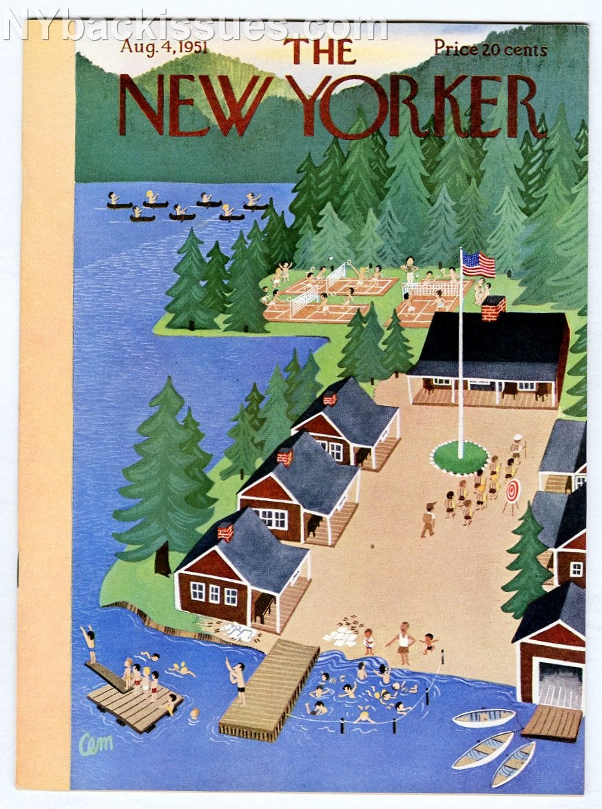 New Yorker magazine August 4 1951 Robert Trent Jones profile Frank Sullivan VF