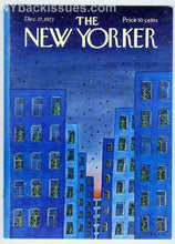 Load image into Gallery viewer, New Yorker magazine December 17 1973 Jean Michel Folon Christmas NEAR MINT
